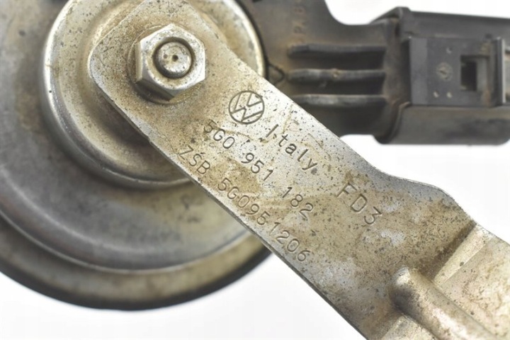 фото №15, Клаксон vw audi seat skoda сигнал звуковой автомобильный оригинал 5q0951223