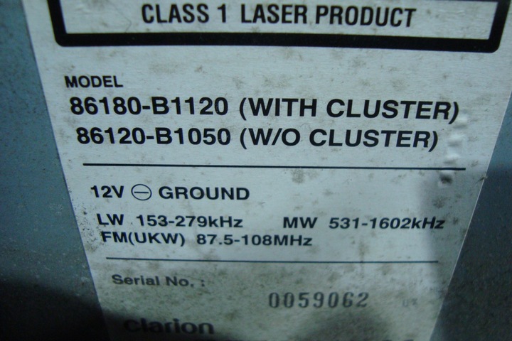 фото №4, Радио cradioodtwarzacz daihatsu sirion 05-10 познань