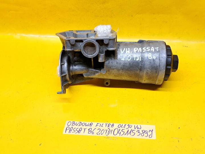 фото №11, Корпус фільтра масла vw passat b6 2,0tdi 06-12r 045115389j .
