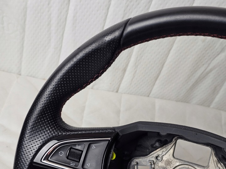 фото №10, Кермо мультифункція шкіра skoda octavia vrs rs iii 5e0419091k нитка