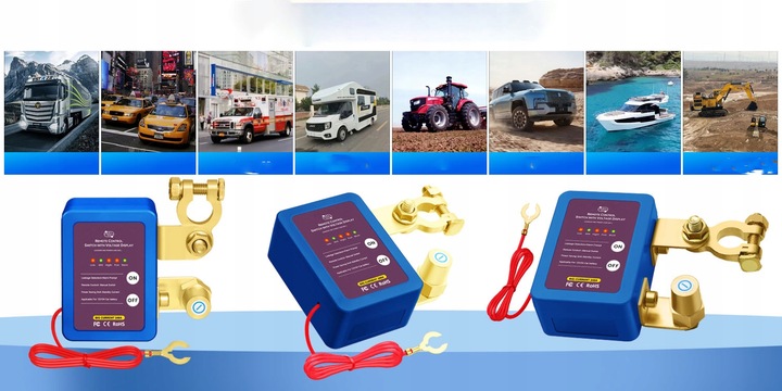 фото №14, Дистанционный автоматический выключатель отключатель акумулятора 12v 240a 2x pilot 3ccc