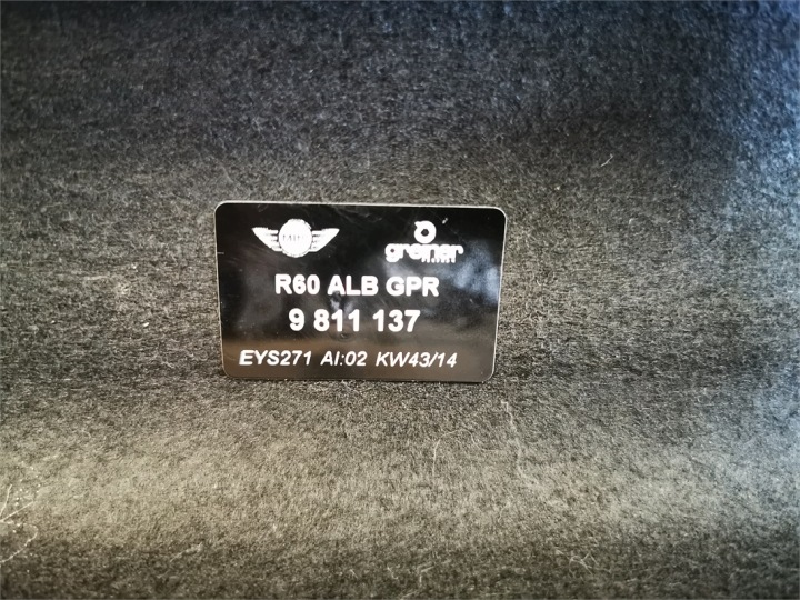фото №5, Mini countryman r60 lci 14-17 полка багажника 9811137