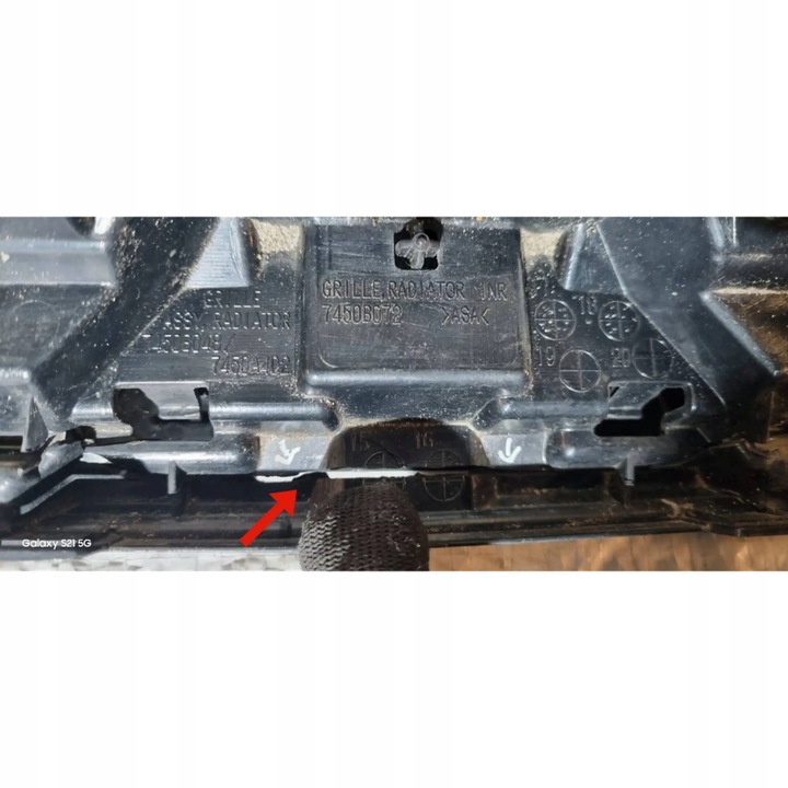 фото №12, Решітка радіатора решітка бампера mitsubishi eclipse cross