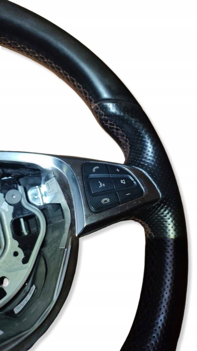 фото №6, Mercedes w176 w117 amg руль мультифункция лепестки a0004603403 кожа