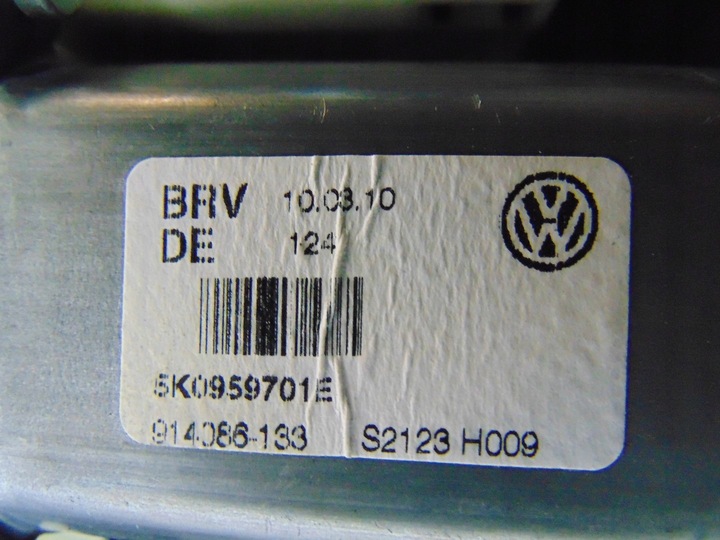 фото №15, Механізм скла лівий перед vw golf vi 5k1837729q