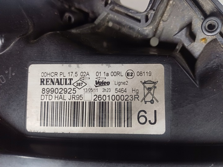 фото №11, Лампа правий перед renault scenic iii 09-13r європа
