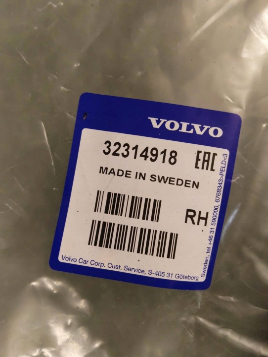 фото №8, Volvo xc40 молдинг накладка крыльев подкрылки заднего правое зад 32314918