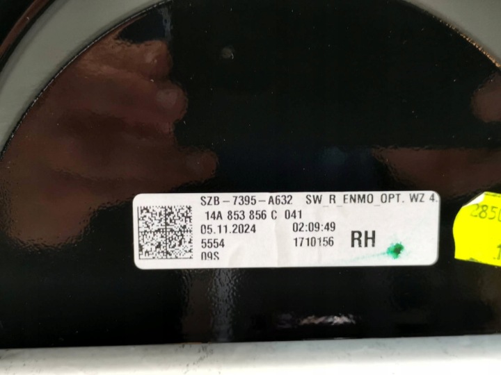фото №8, Защита обшивка накладка порога правая vw id.7 id7 14a853856c l041 новый org