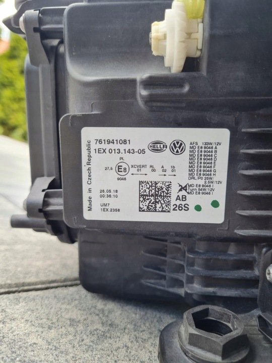 фото №13, Vw touareg iii 3 760 761 лампи повний led matrix 761941081 761941082 хром