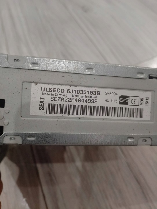 фото №3, Радио cd mp3 seat ibiza iv 6j 6j1035153g