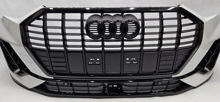 фото №8, Бампер переднє перед 4xpdc решітка радіатора чорний audi q3 83a s-line білий ls9r 18-
