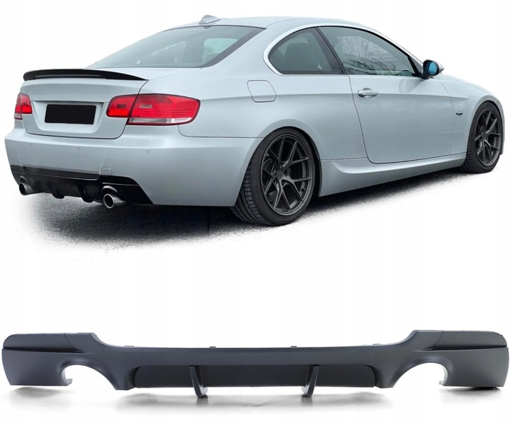 фото №15, Дифузор задній бампера для  bmw e92 e93 m набір 2007-2013 чорний 335 вигляд