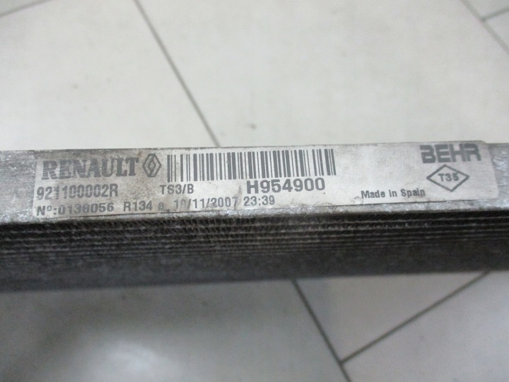 фото №9, Laguna 3 07-13 2.0 dci радіаторів кондиціонера behr 921100002r