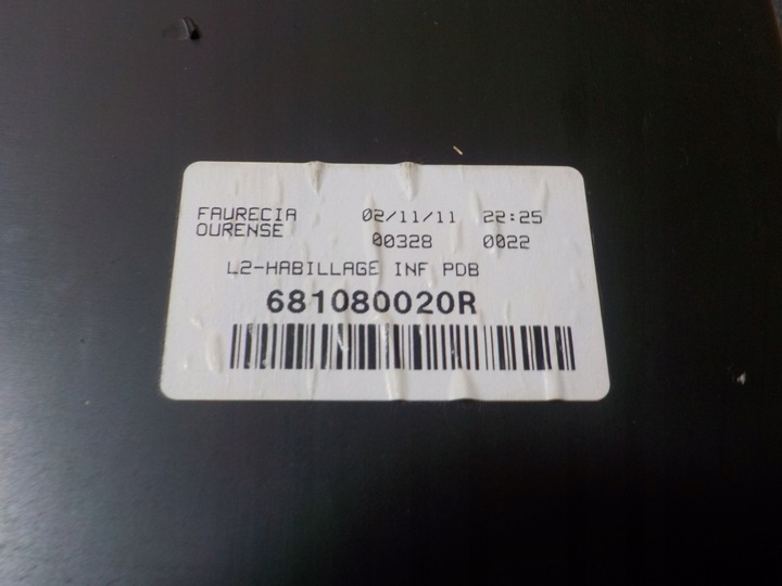 фото №5, Renault megane iii універсал 2011r. 1.5dci бардачок пасажира 681080020r