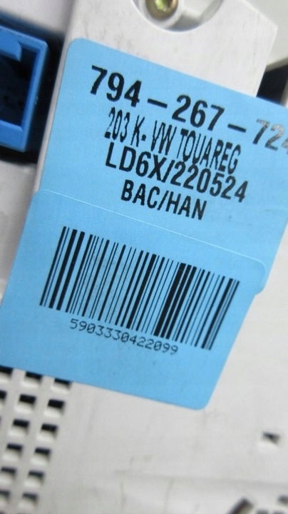 фото №5, Vw touareg 2.5 tdi 7l6920880m спідометр  європа