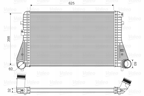 фото №1, Радиаторов интеркулер audi tt seat vw 1.4-2.0d
