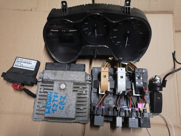 фото №1, Блок керування двигуна набір 1.2tsi cbzb seat leon ii