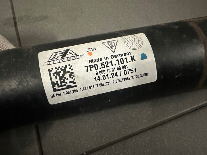фото №9, Wał приводной перед vw touareg 7p 7p0521101k