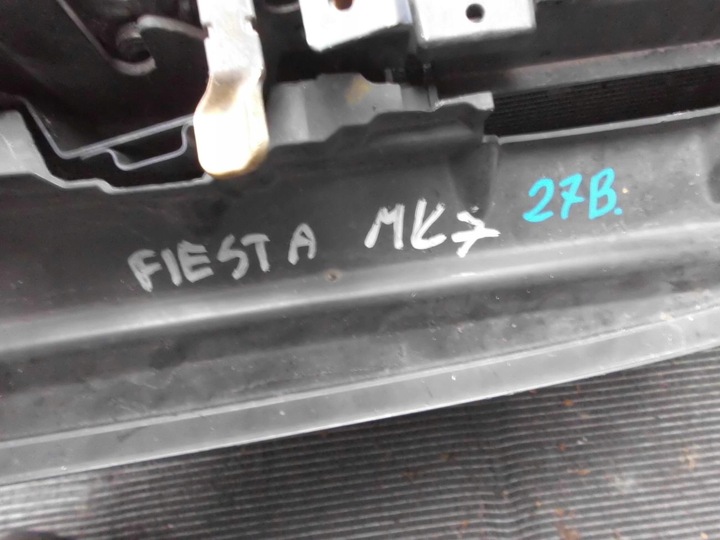 фото №3, Ford fiesta mk7 передний рестайлинг 08-12 pas переднее перед радиатор вентилятор kpl