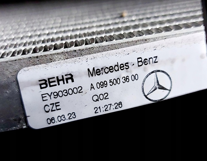 фото №15, Mercedes eqc n293 w293 23r. pas переднее радиатор балка a2536210700