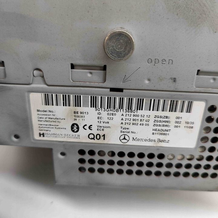 фото №9, Радіо з навігація mercedes-benz e w212 a2129018702 29437868 2008