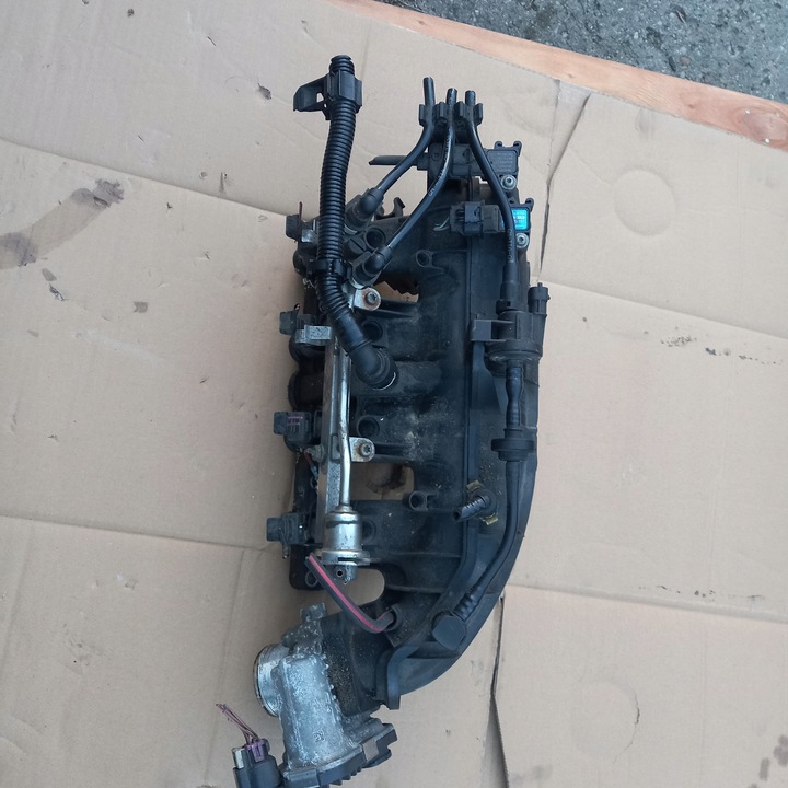 фото №8, Коллектор всасывающий opel meriva ii b astra iv j 1.4t a14net a14nel дроссельная заслонка