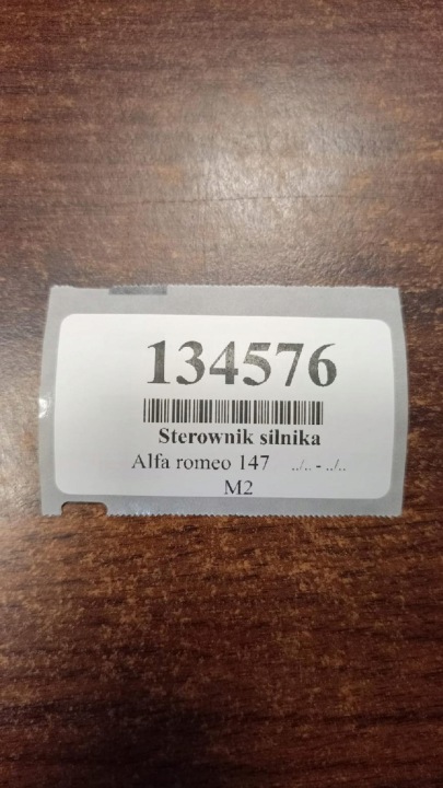 фото №7, Alfa romeo 147 1.6 блок управления двигателем (ecu) 0261207727
