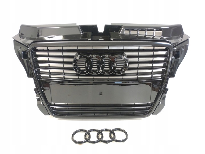 фото №6, Новый решётка радиатора решётка радиатор решётка бампера перед audi a3 2008-12 полный чёрный