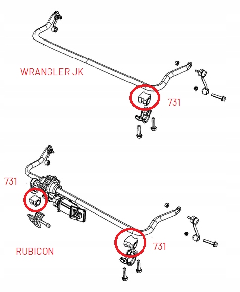 фото №12, Jeep wrangler jk polibusze втулки рычагов перед