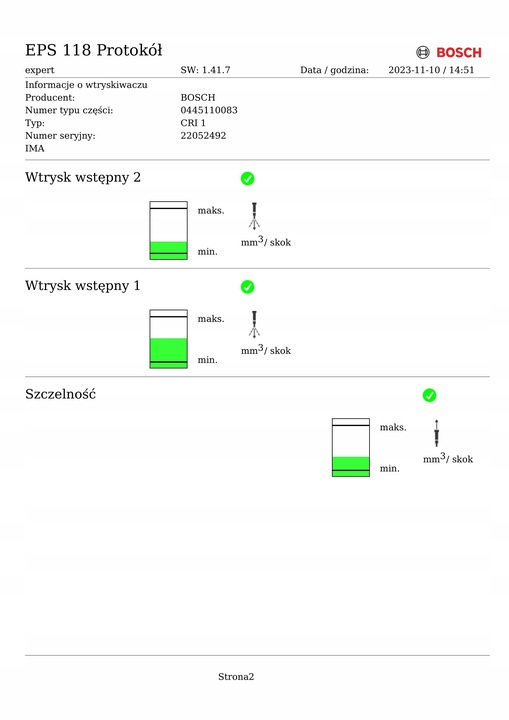 фото №8, Opel 1.3cdti инжектор 22052492 bosch 0445110083 протестированный