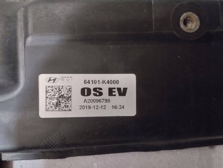 фото №8, Hyundai kona ev электрический усилитель лобовое pas перед 64101-k4000 оригинал
