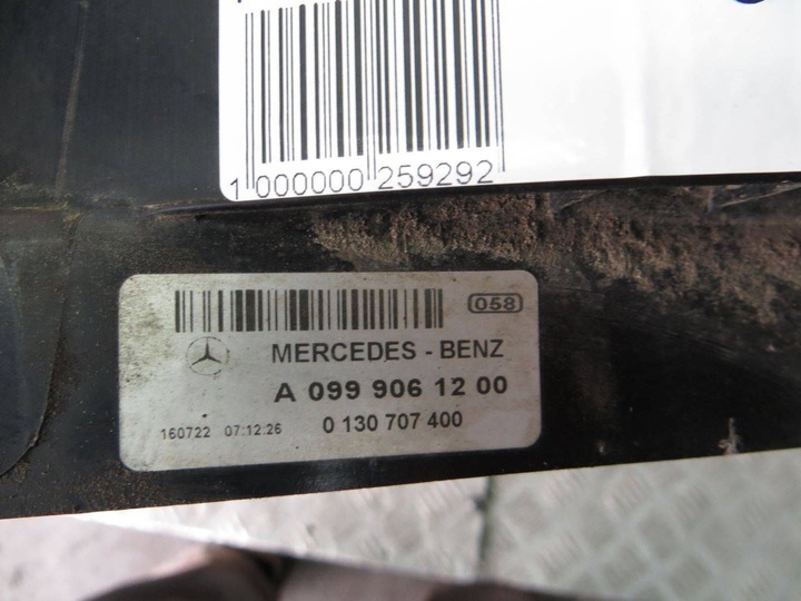 фото №7, Mercedes c-klasa w205 c350 2.0 вентилятор радиатор a0999061200 15-