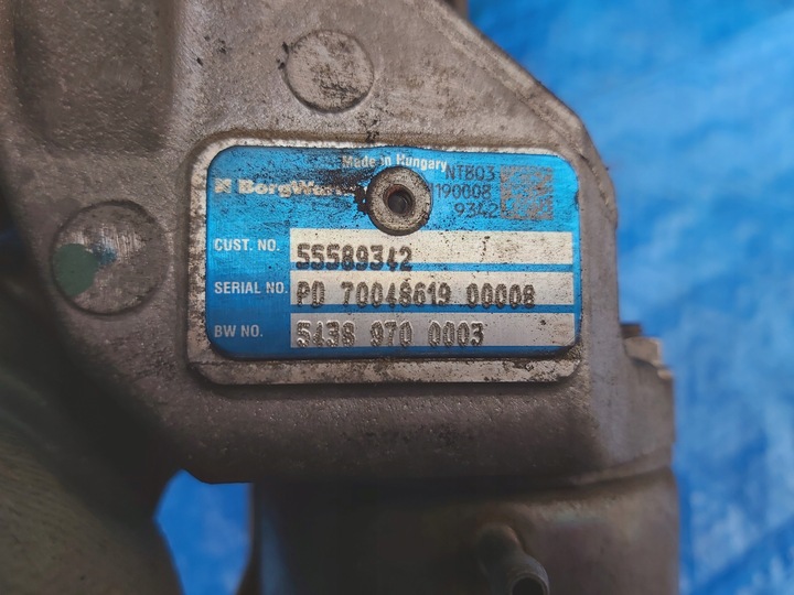 фото №11, Запчасти | zafira c insignia a турбина turbo 1.6 cdti b16dth 55589342