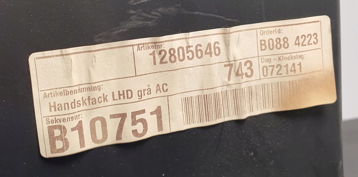 фото №8, Бардачок пассажира saab 9-3 ii 12835848 европа