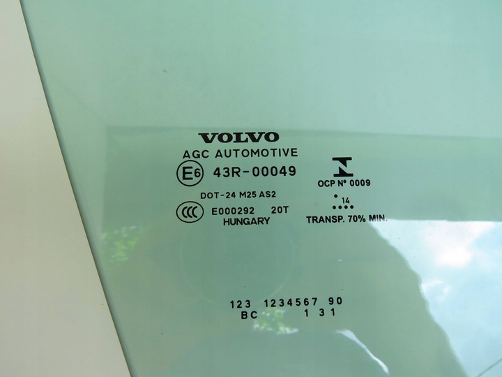 фото №7, Стекло дверь правые перед передняя volvo v40 ii 12-19