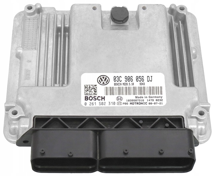 фото №1, Компьютер vw golf v 1.6 fsi 03c906056dj 0261s02310