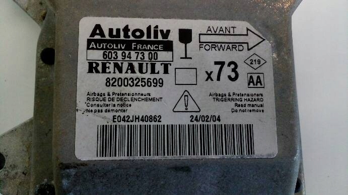 фото №9, Датчик модуль подушка безопасности renault vel satis 8200325699