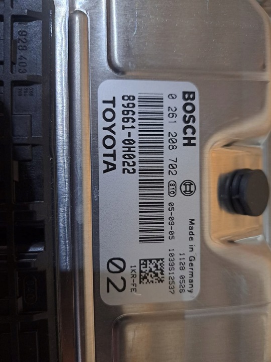 фото №1, Citroen c1 1.0b 89661-0h022 0261208702 компьютер ec