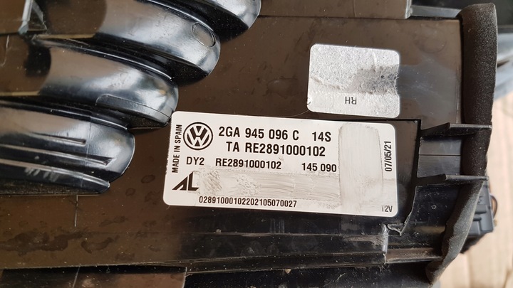 фото №6, Vw t-roc troc лампа зад права ліва