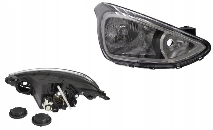 фото №1, Фара лампа правый hyundai i10 14- tyc