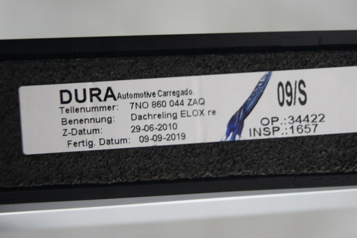 фото №5, Gd sharan 7n рейлінги дахові 7n0860044 7n0860043