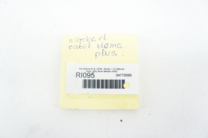 фото №7, Ri095 kia optima iv jf жгут установка 91850-d4720