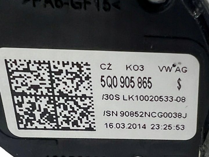 фото №11, Замок зажигания вкладка ключ 5q0905865 audi a3 8v