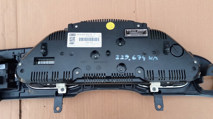 фото №12, Спидометр цветной acc приборы европа audi a6 c6 рестайлинг бензин - 4f0920932r