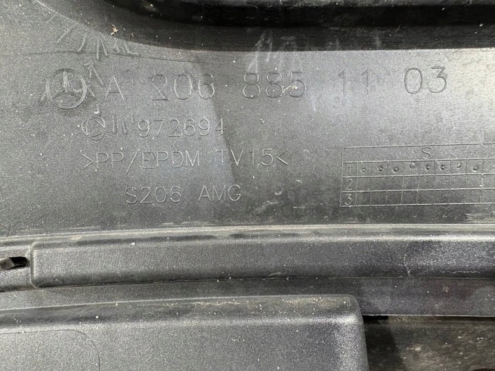 фото №16, Mercedes c amg w206 универсал 2021- бампер задний a2068851103