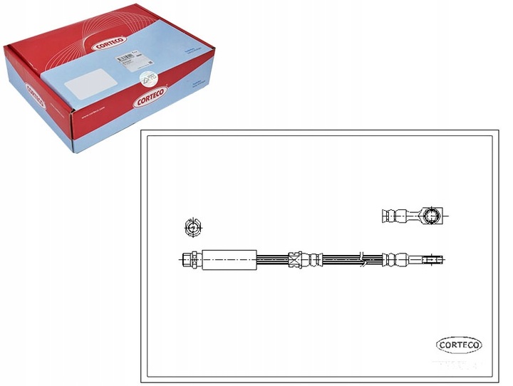 фото №1, Шланг гальмівний [corteco]