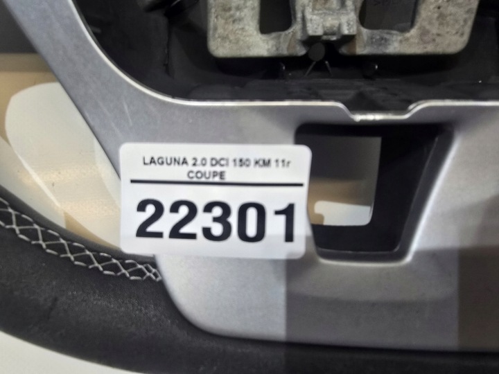 фото №9, Руль кожаный многофункциональный renault laguna iii 484300021r