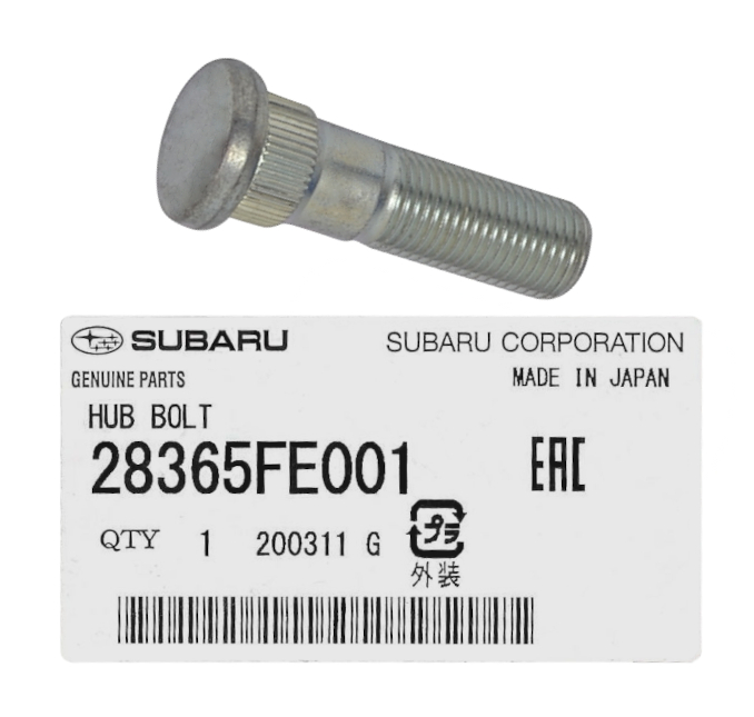 фото №1, Шпилька гвинт ступиці колеса оригінальний номер 28365fe001 subaru impreza forester legacy