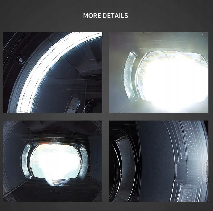 фото №7, Света led фары jeep wrangler 18-23 vland