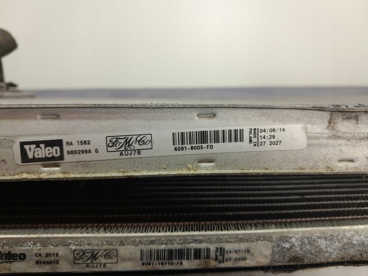 фото №6, Ford c-max mk2 2.0 tdci комплект радиатор автомат пауэршифт 6g91-8005-fd